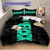 3Pcs Blue Lock Heroic Battle Bedding Set Soft Fabric Duvet Cover Pillowcases Christmas Xmas Halloween Gift 1 Duvet Cover 2 Pillowcase S120