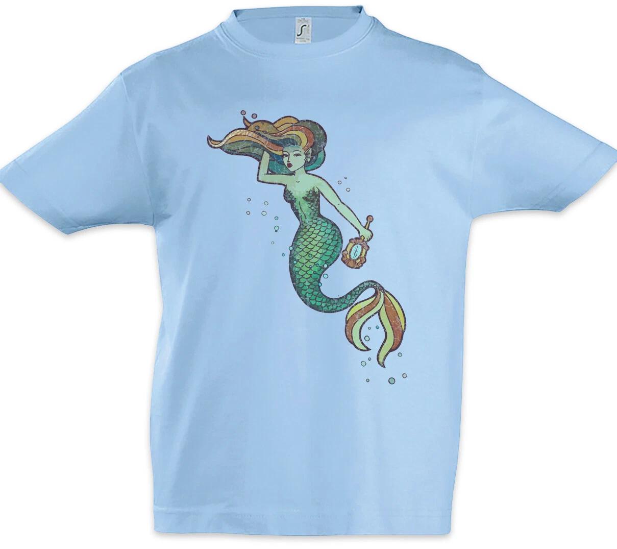 Mermaid I Kids Boys kids boys T-Shirt Sailor Sailing Sailboat Mermaid Anchor 110
