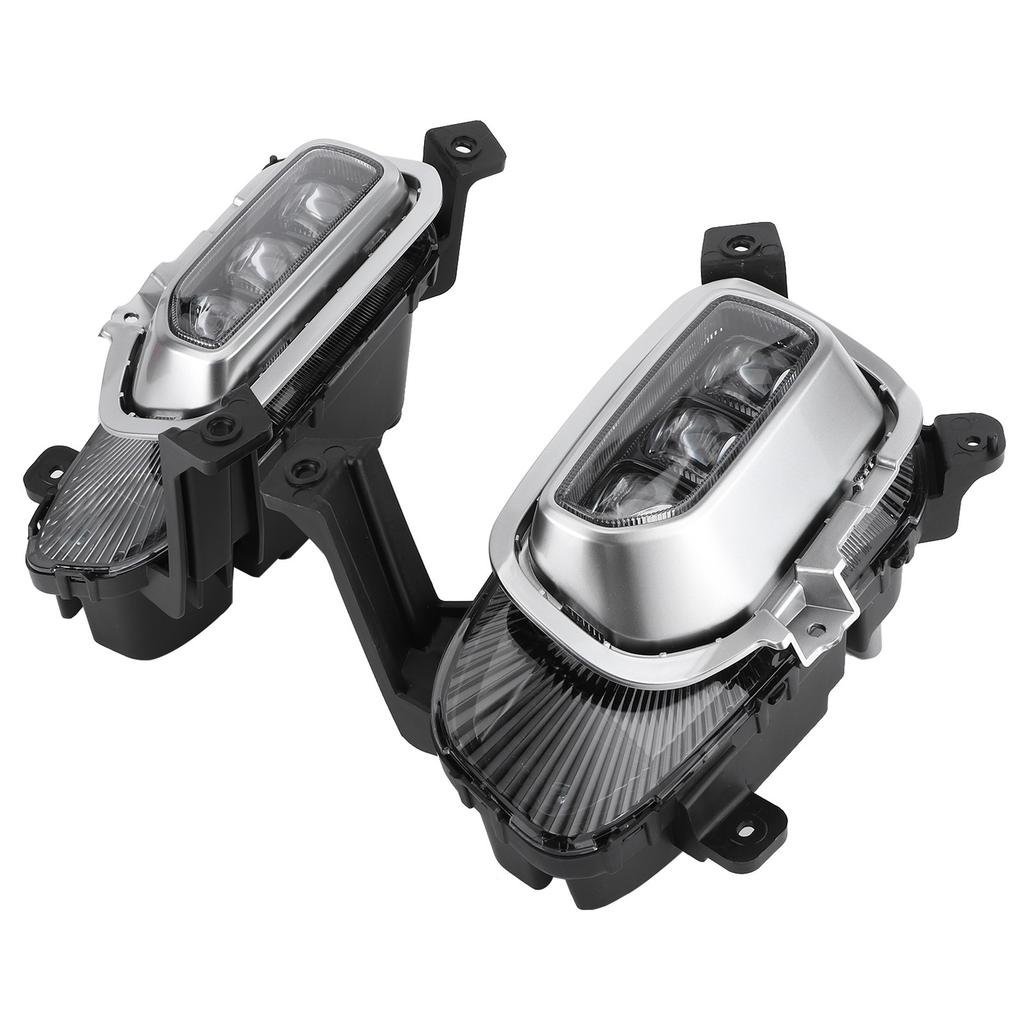 Daytime Running Light LED with Fog Lamp Cover Front Bumper Fit for Kia Seltos 2020‑2021