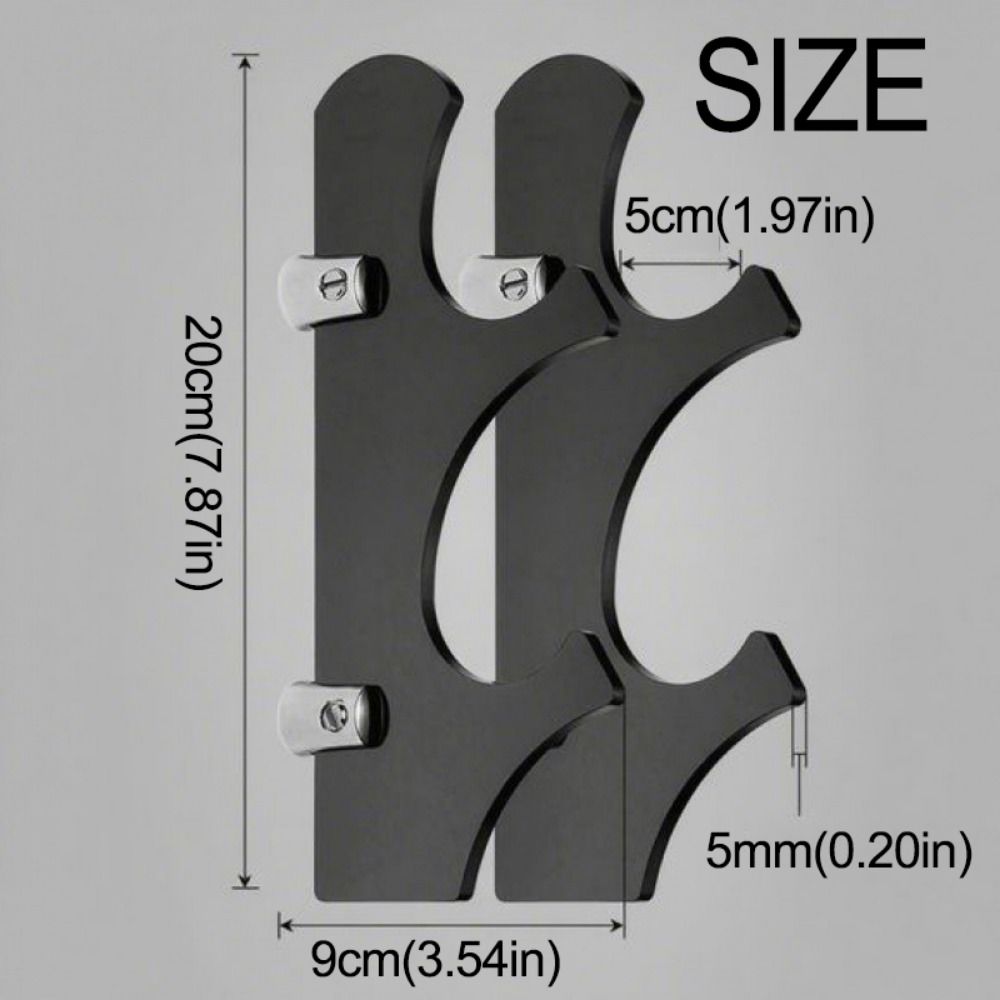 2Pcs Decorative Desktop Support Holder Acrylic Lightsaber Hang Rack  Lightsaber