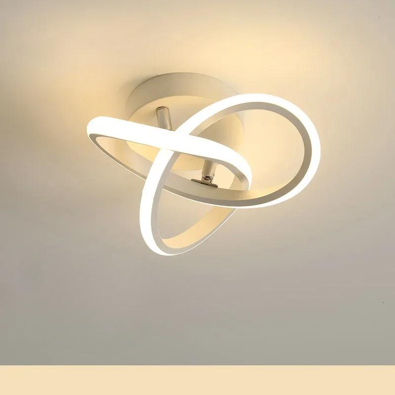 Moderne LED-taklys Minimalistisk Balkong Ganglampe Hjem Korridor Veranda Kanal Taklampe nordic ins Vindgarderobelampe