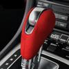 Suede Leather Gear Shift Knob Cover Trim Stickers For Porsche Macan Panamera