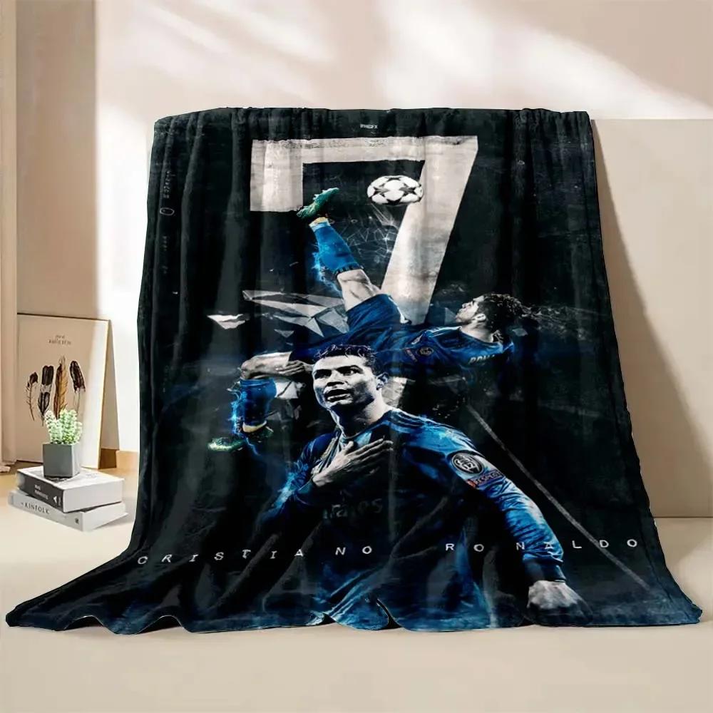 Coperta in Flanella CR7 Ronaldo Moda Portatile Casa Viaggio Campeggio Divano Coperta da Picnic