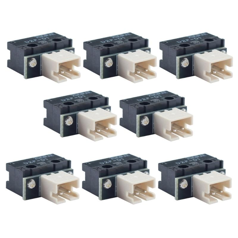 1/8Pcs D2F-01 3D Printing Limit Switches with PH2.0 ERCF V2 End Stop 3D Printer Replacement Part For Electronic Printer