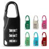 3 Digit Combination Padlock Mini Lock for School Gym Home Tool Box and Storage