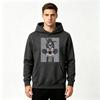 Men's Anime Character Print Pullover Hoodie Casual Long Sleeve Warm Sweatshirt for Daily Wear
