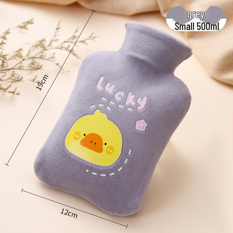 Large Hot Water Bottle - Versatile Hand Warmer & Belly Heat Pack with Water Injection