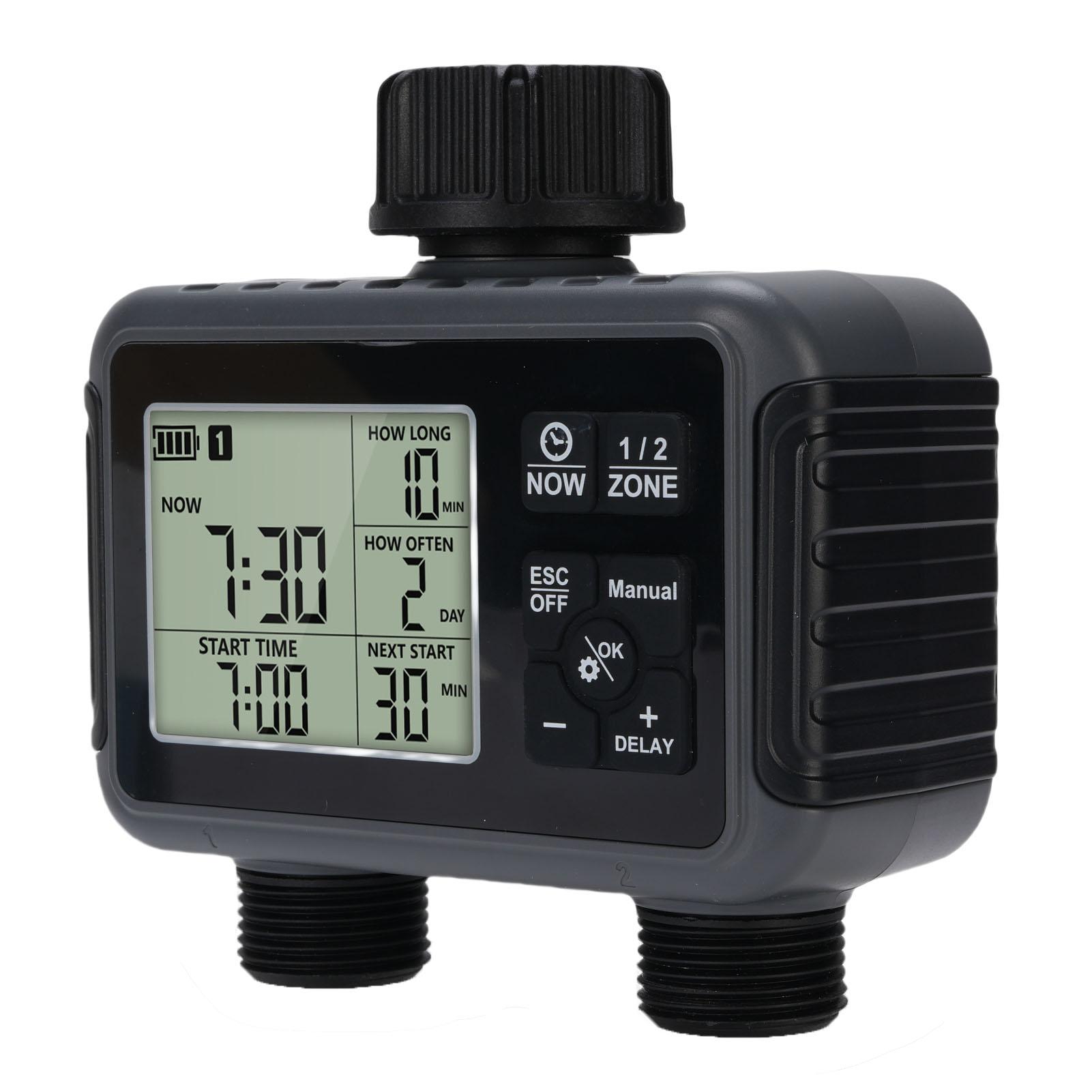 

Таймер полива с ЖК-дисплеем, 3 режима полива, многофункциональный, IPX5, влагозащищенный, программируемый, для шланга