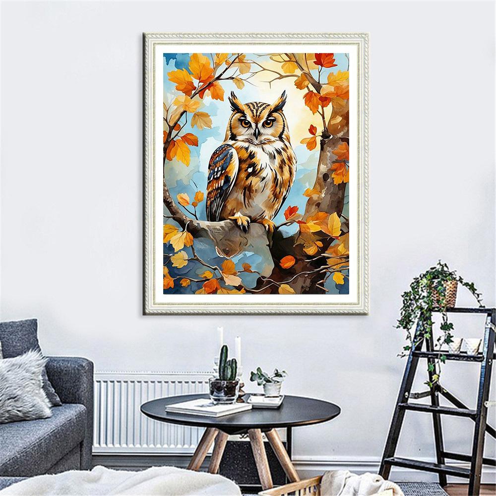 5D Diamant Malerei Neuheiten Eule Fuchs Baum Voll Platz Runde Stickerei Mosaik Tiere Landschaft Wohnkultur