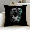 Classic Brand Metal Mulisha Cushion Cover Soft & Easy-Wash Pillow Case – Versatile for Couch, Bed, Travel and Office