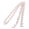 Rhinestone Chain 2.3cm Wide 1 Yards Silver Bottom Fine Workmanship Super Glittering DIY Craft