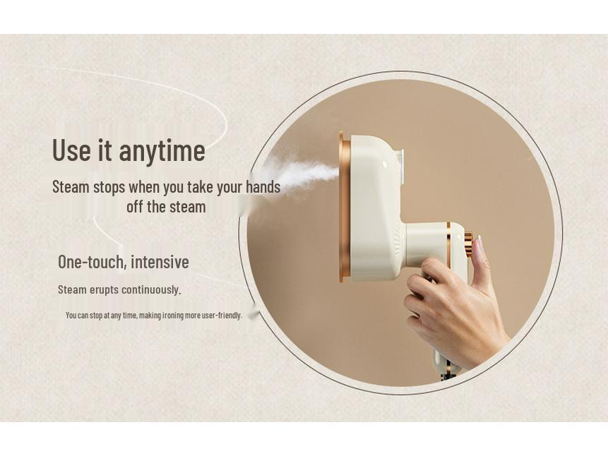 Portable Folding Mini Iron & Handheld Garment Steamer for Travel & Home