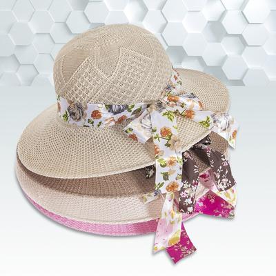 Chapeaux de soleil décontractés pour femmes, chapeaux élégants en raphia, Protection solaire, chapeaux à large bord, chapeaux de plage de voyage en plein air, printemps et été