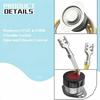 Refrigerator Defrost Thermostat Set Metal Texture for Efficient Frosts Reduction and Extended Appliance Lifespans