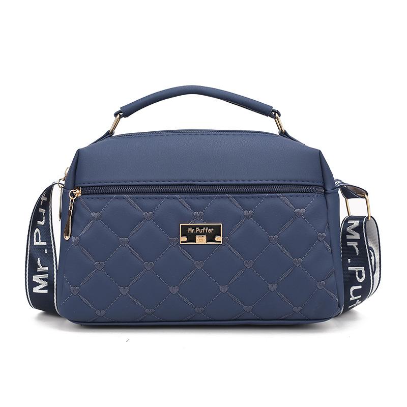 Bag Women's Trend New Rhombus Shoulder Bag Versatile Handbag Women's Oblique Span Bag