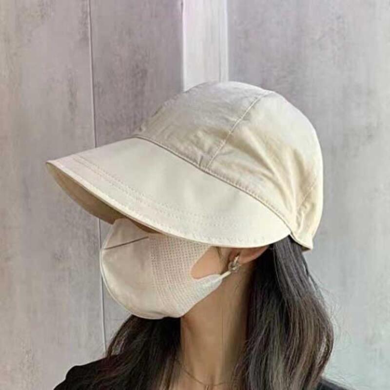 

Women s Daily Vacation Linen Bonnet Bucket Hat C6597_Beige
