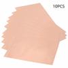 10Pcs 30x20cm Copper Foil Tape Single Side  Conductive Copper Foil Sheet Shielding Tape  For Guitar