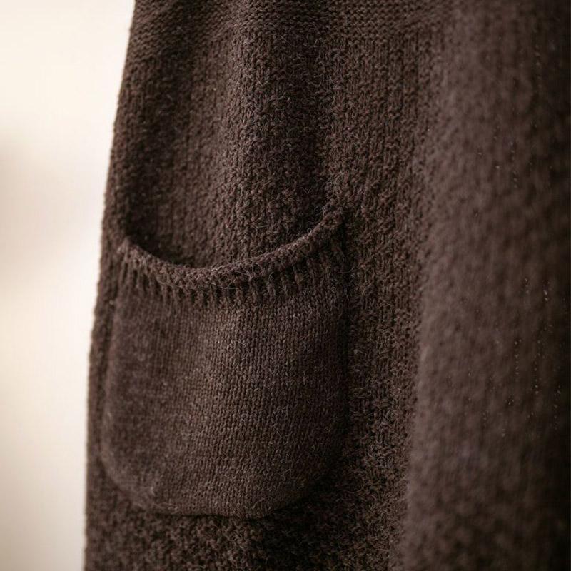 Colete Tricotado Feminino Oversize Camiseta Regata Sem Mangas Tops Soltos Colete Suéter Espessado Casual Gola Redonda Colete