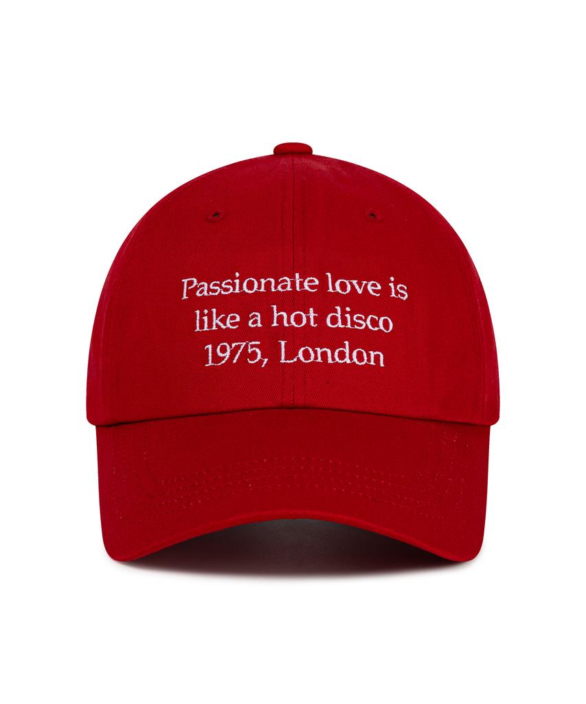 Tepoleu Lettering 1975 Ball Cap - Red