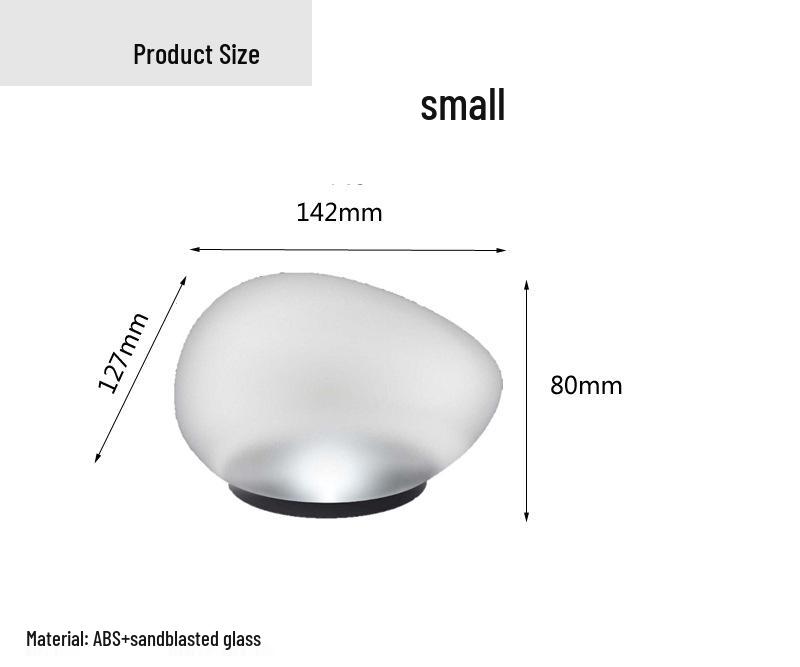Outdoor Solar Pebble Garden Lights for Lawn and Courtyard