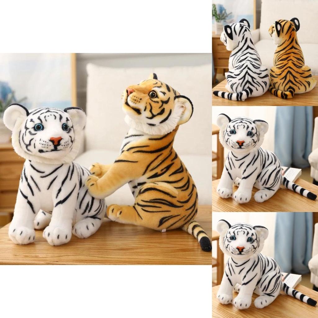 Adorable Lifelike Cute Cartoon Tiger Plush Toy Perfect For Kids And Collectors