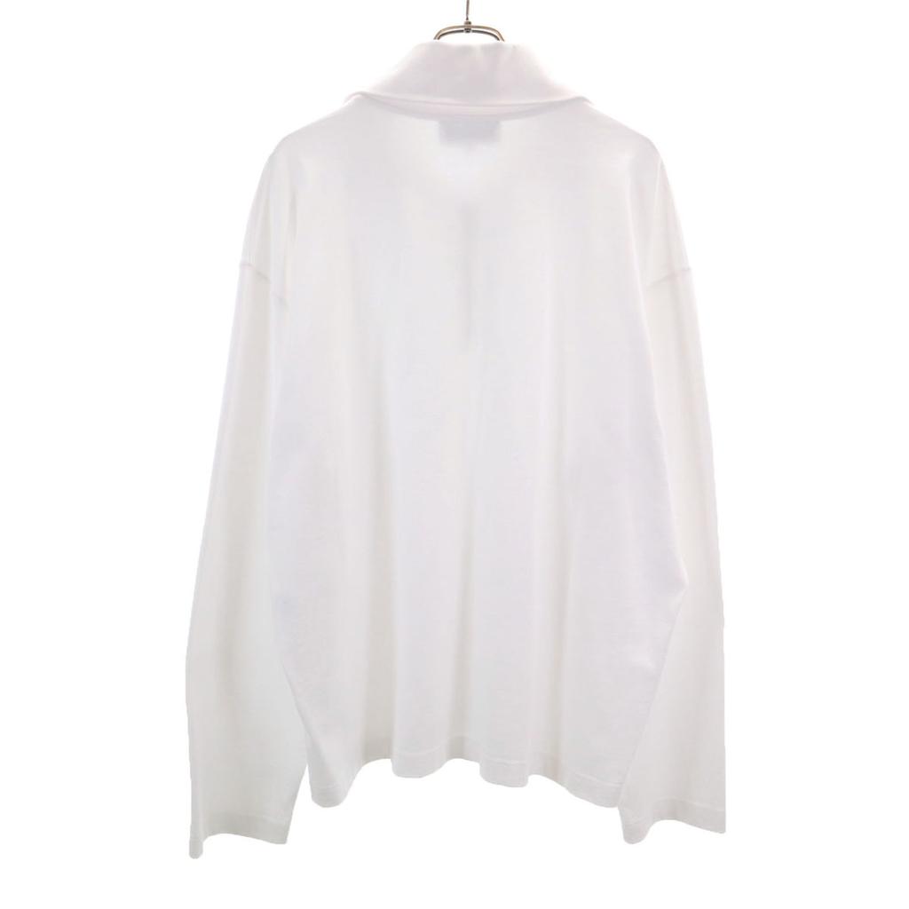 STUDIO NICHOLSON Long sleeve Half zip T-shirt S White Ron T Men's Used