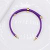 10PCS fashion luxury Wind Life Tree handmade DIY woven rope bracelet 3mm open loop buckle adjustable bracelet