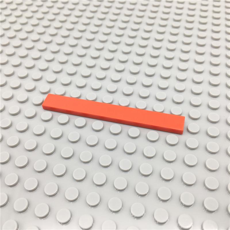 [Funbrick]80 STK Fliesen DIY Bausteine Figursteine Glatt 1x8 Lernspielzeug für Kinder Größe Kompatibel Mit 416