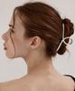 S'Secondo Simple Matte Twist Hair Clip_Matte Silver