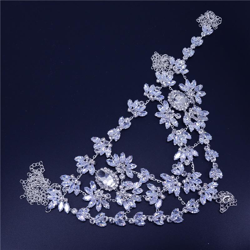 

European And American Ins Bloggers Have The Same Exaggerated Fashion Rhinestone Half Face Mask Halloween Dance Accessories Mask