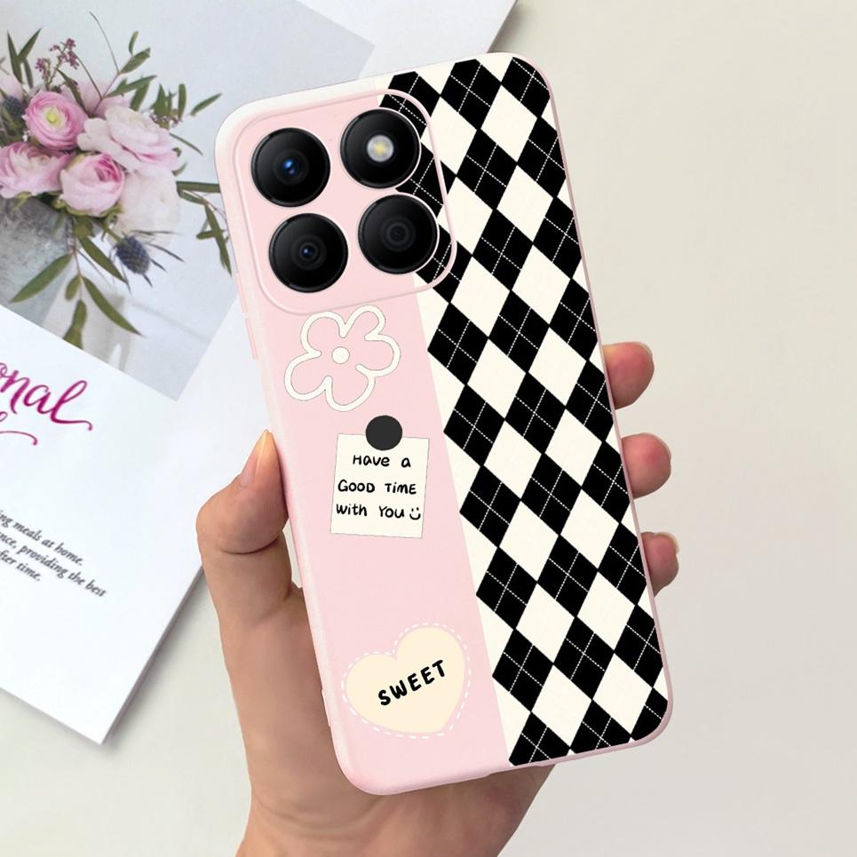 Women Fashion Girly Phone Case For Huawei Honor X9b Honor X8b Coque Funda Flower Pattern Soft Silicone Funda HonorX9b 5G Coques