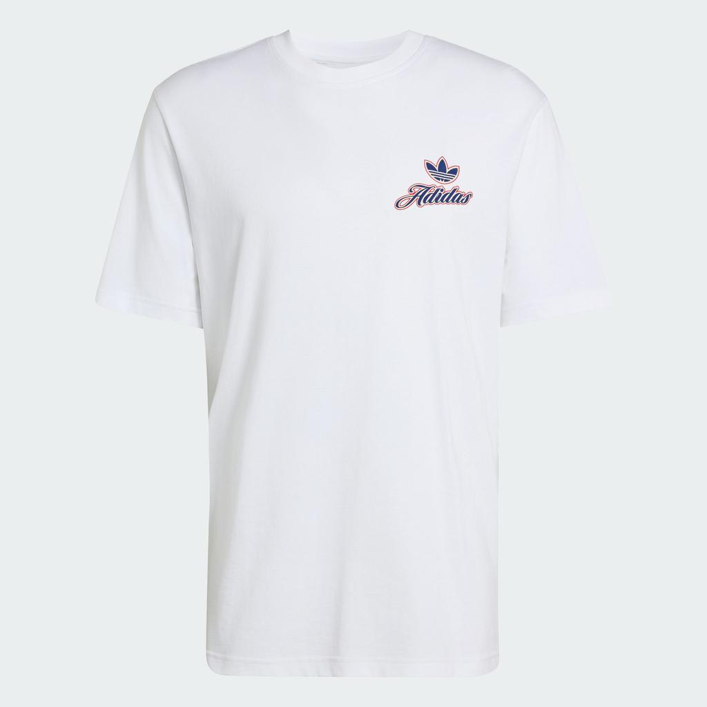 Adidas Originals T Shirts Men's White Crew Neck