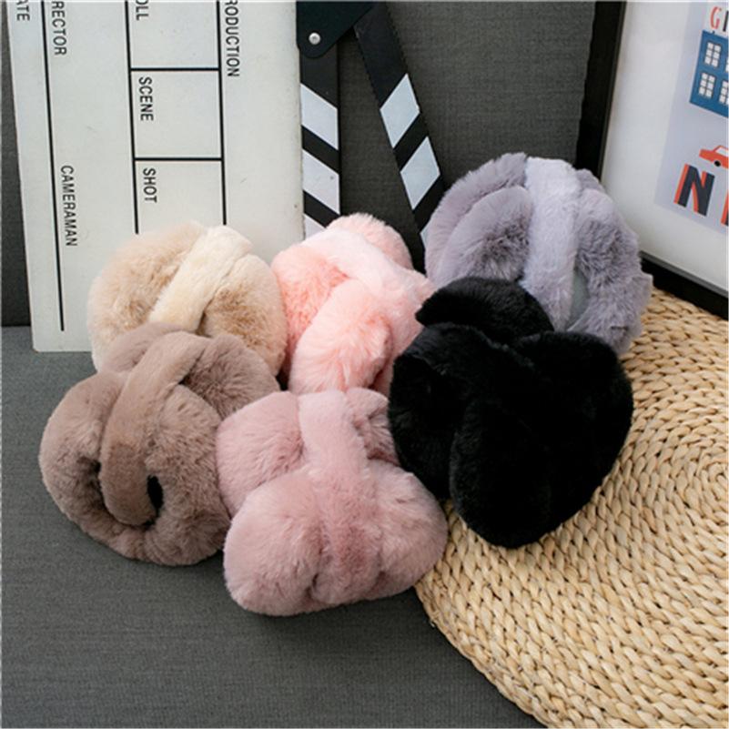 Ear Warmer Cute Cold Resistant Soft Stylish Autumn Winter Fluffy Headband Earmuffs for Weather