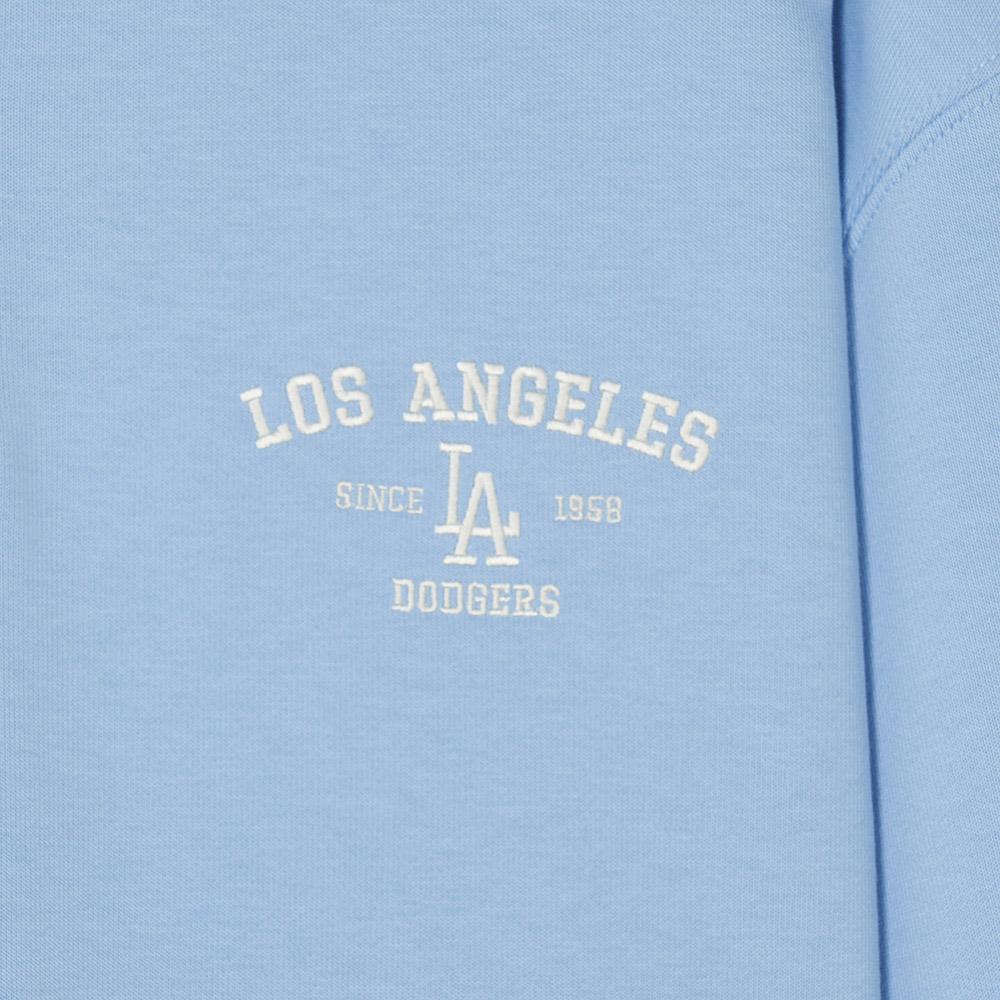 New MLB Los Angeles Dodgers Varsity Sweatshirt Unisex Sky Blue 3AMTV0841-07SBS