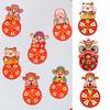 Traditional Chinese Designs Refrigerator Magnets Attracting Wealth Blessings Housewarming Decorations Durable Lucky Charms