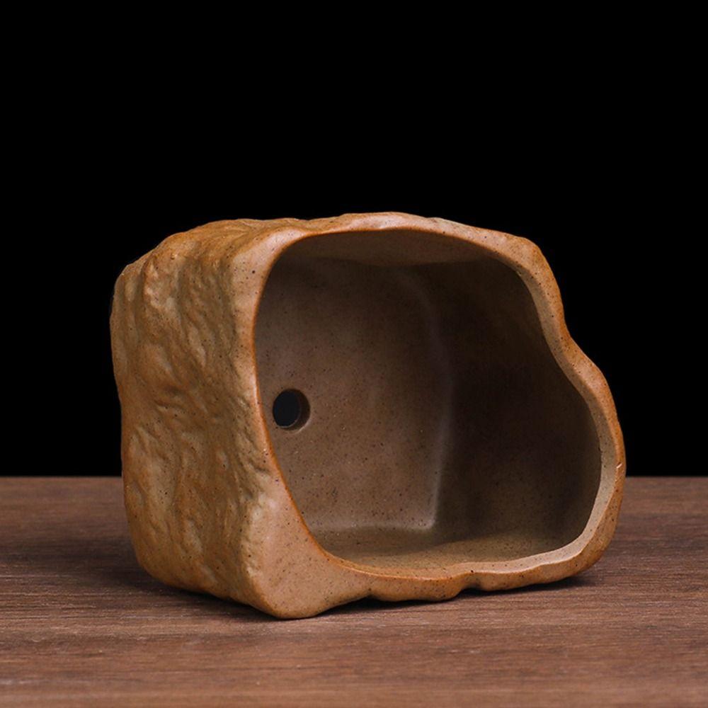 Wear Resistant Succulent Plant Pots Ceramic Plants Growing Container  Home Decoration