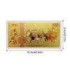 2026 Year of Horse Souvenir Card Blessing Chinese Lunar New Year Souvenir with Clear Case Red Packet for Gift Craft