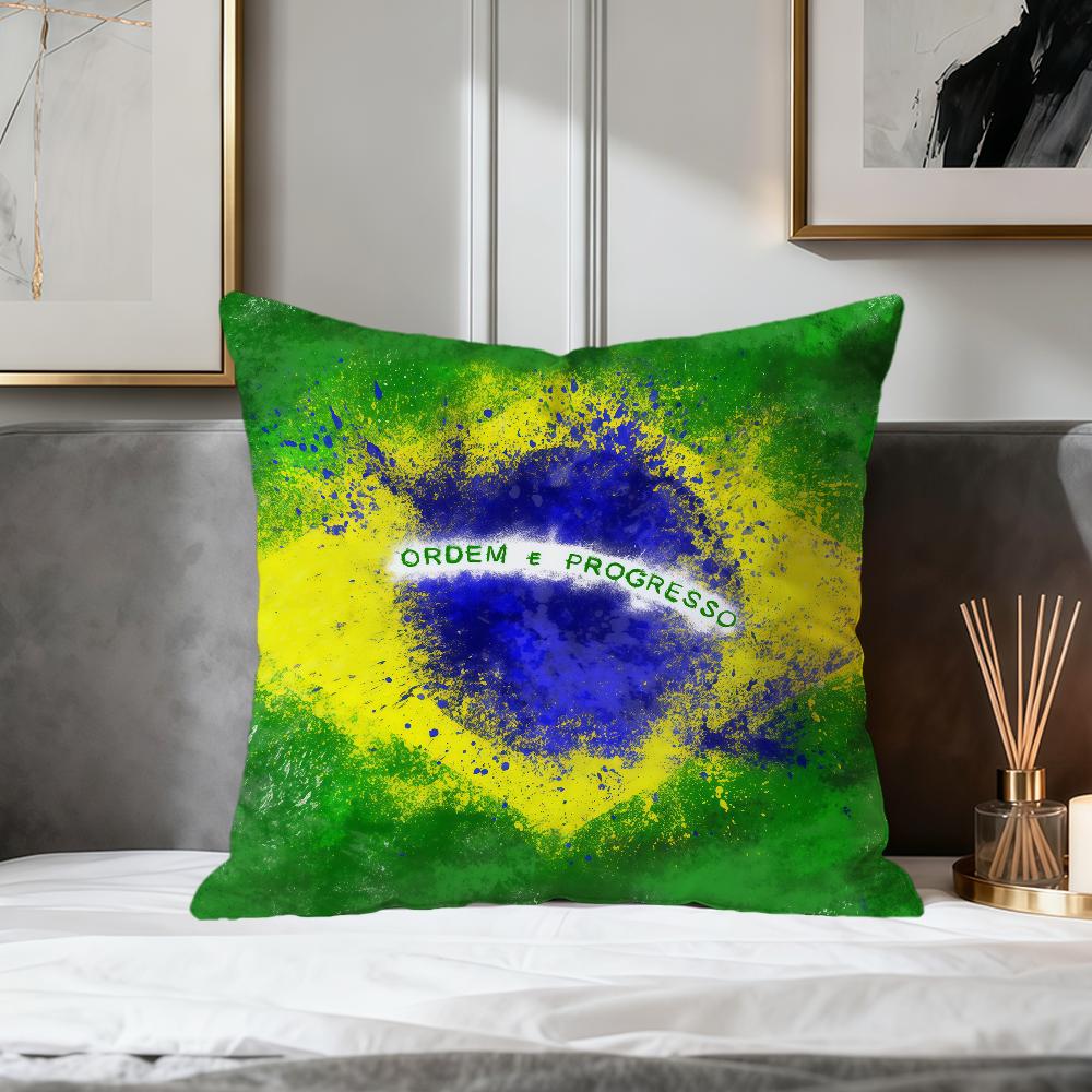 retro pattern Brazil vintage art soft pillowcase Sofa Living Room Home office Decor Protective Covers party hogar pillow cover