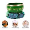 IBA Indianbeautifulart Tibetan Singing Bowl Musical Instrument For Meditation W Stick & Cushion