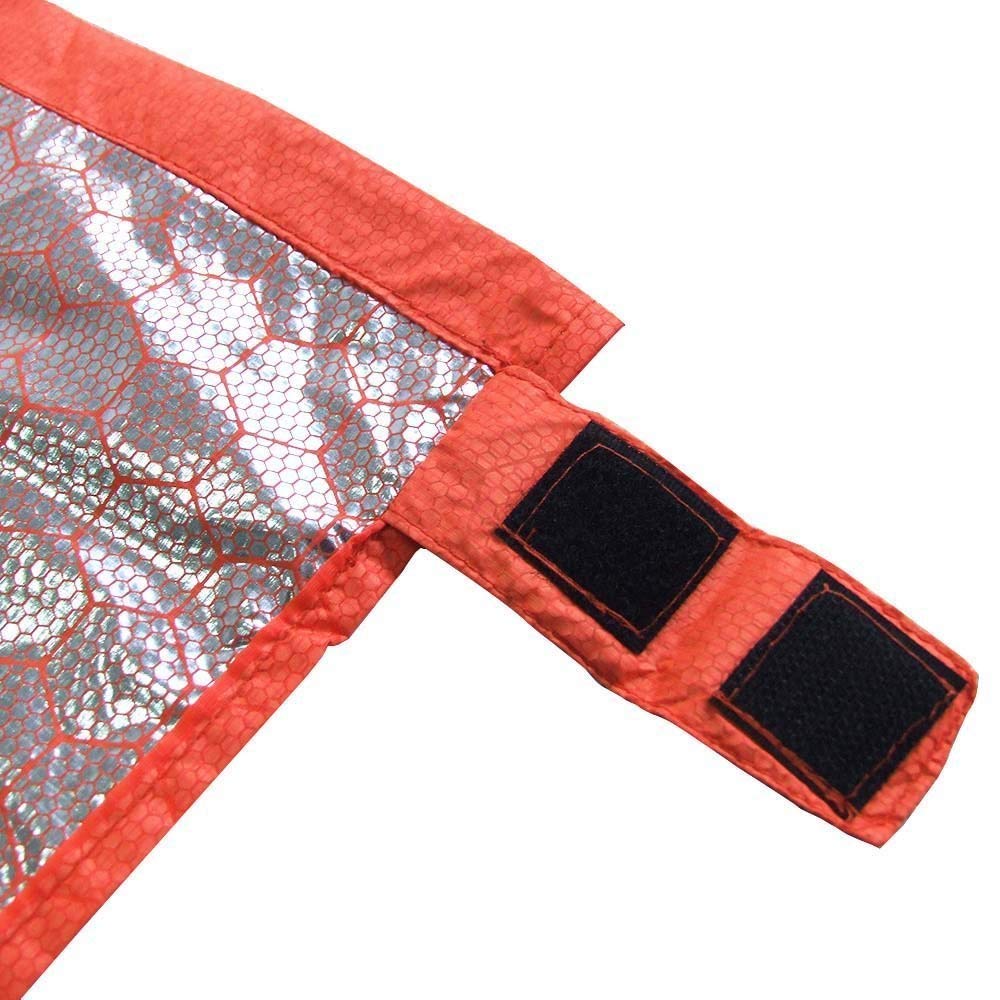 Self-heating Sleeping Bag Cover, Envelope-style, for Outdoor Camping and Hiking, Orange