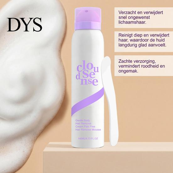 Gentle Hair Removal 1/2Pcs 140ML Mousse Pain Free Fast Acting Moisturizing Full Body Arm Leg Underarms Facial Remover Depilatory Cream Lightweight