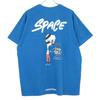 CHROME HEARTS XMatty Boy SPACE S/S Short Sleeve T-shirt/ Tops XXL blueUsed