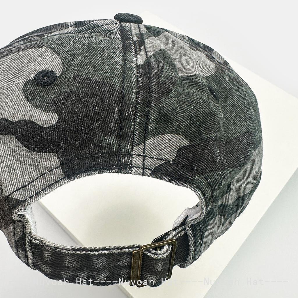 Baseball Style American Camo Street Urban Women  Men For Neutral Gender Fresh Caps Peaked Hats Sunshade Retro Versatile Personal Sports Fashion