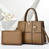 Pu Crocodile Textured Shoulder Bag With Splicing Design For Daily Use Women