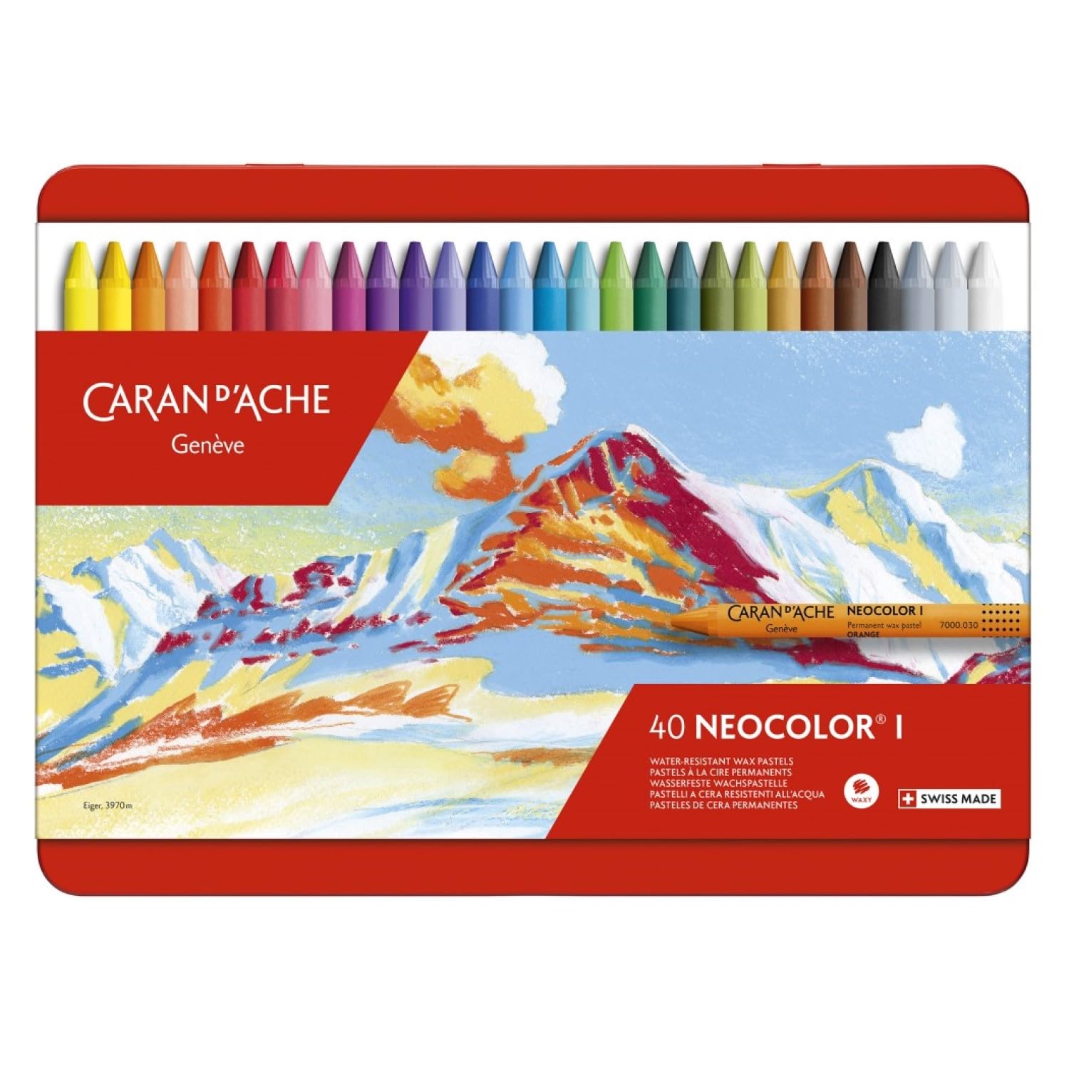 

Caran Neocolor I 40 цветов набор d Ache 7000-340