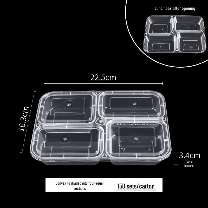 Disposable Compartment Meal Box