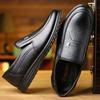 Fashion Men's Soft Soled Shoes Luxury Formal Leather Shoes Men Breathable Loafers Slip On Black Driving Male Shoes Zapatos Para Hombre