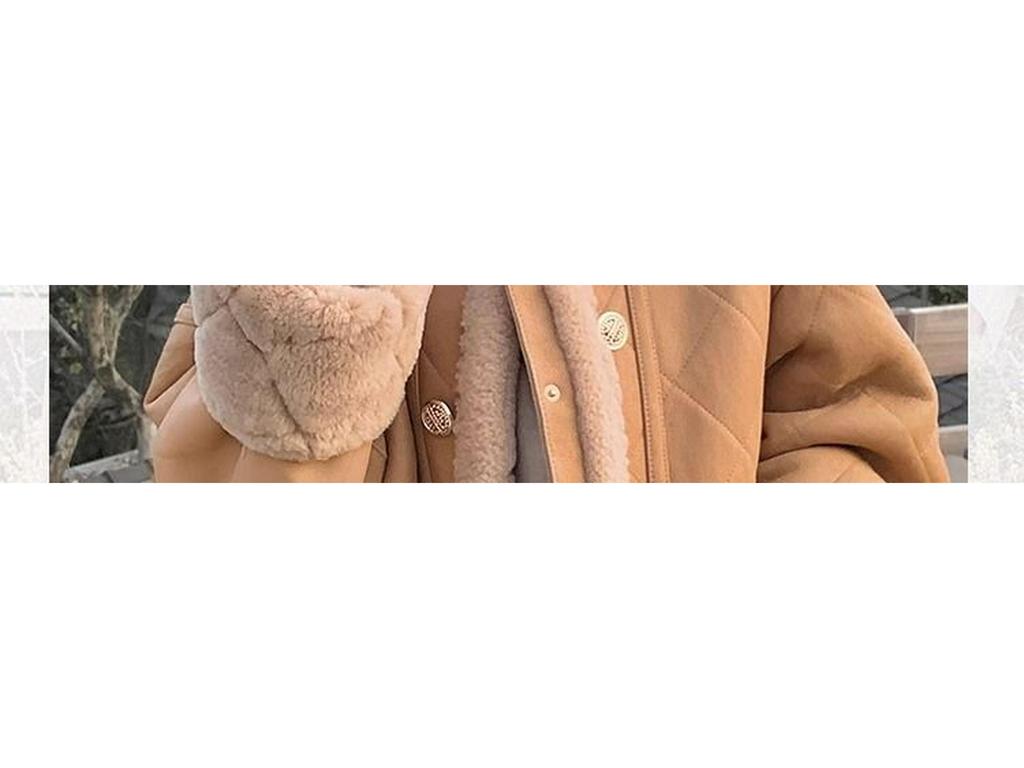 2025 Women's Lambswool Leather-Suede Motorcycle Jacket - Winter Small Fragrance Style