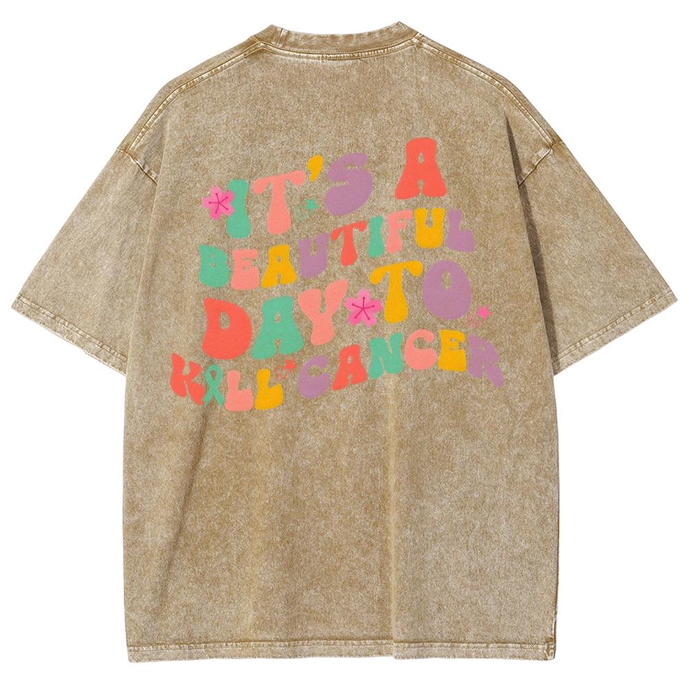 Student Season Personality Vintage T-Shirt Unisex Crew Neck Color Letter Print Women's Short Sleeve Casual Simple Top