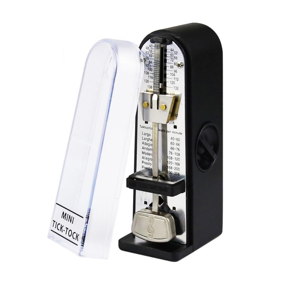 Mini Mechanical Metronome 110*50.8*30.1mm For Piano Guitar ViolinUkulele Portable Metronome Train Music Accessories